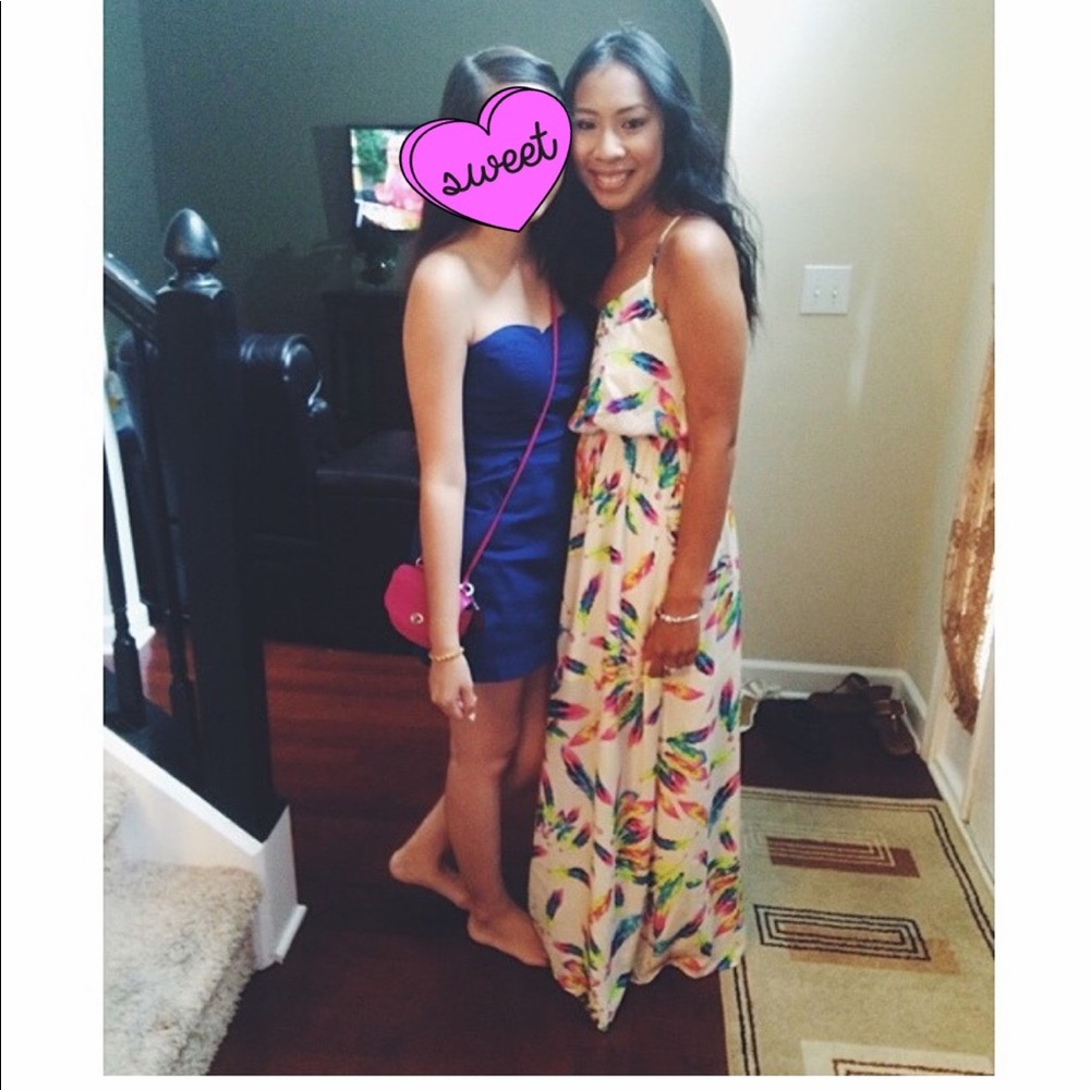 Colorful maxi dress